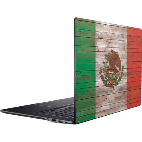 Mexican Flag Dark Wood Ativ Book 9 (15.6in 2014) Skin